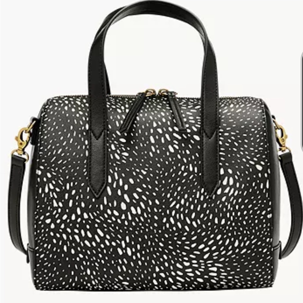 Fossil | Sydney Satchel (mini) in Leopard Print